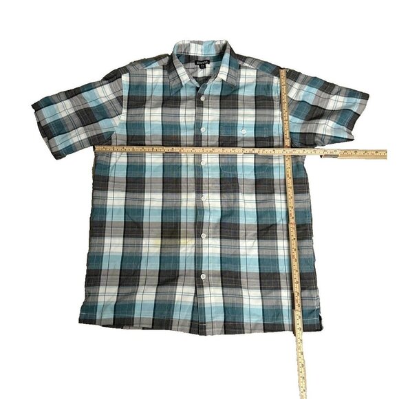 George Casual Checkered Plaid Shirt Size‎ 34/36 - Picture 3 of 13